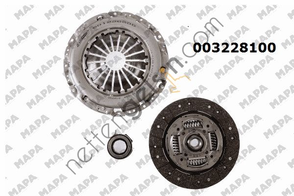 MAPA 003228100 DEBRİYAJ SETİ VW 2.4 D T4 AJA 95- yaylı 3000829001 VW