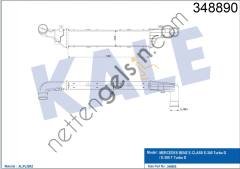 KALE 348890 TURBOSARJ RADYATORU E-CLASS W210 96>99 S210 96>99  MERCEDES BİNEK TURBO RADYATÖRÜ