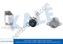 KALE 348935 EGR VALFI ASTRA F 91>02 COMBO 94>01 CORSA B 93>03 1,4 1,6 16V X14XE C14SEL X14SZ  OPEL BİNEK EGR VALFİ