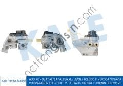 KALE 348950 EGR VALFI GOLF V PASSAT 06> TUM MODELLER 2,0FSI  VW-AUDI-SEAT-SKODA BİNEK EGR VALFİ