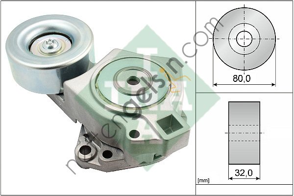 INA 534046810 ALTERNATOR GERGI RULMANI MITSUBISHI PAJERO III IV 3.0 01 3.5 V6 00 3.8 V6 07  MITSUBISHI BİNEK ALTERNATÖR GERGİ RULMANI