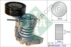 INA 534045010 V KAYIS GERGI KUTUGU  MERCEDES BİNEK ALTERNATÖR GERGİ RULMANI