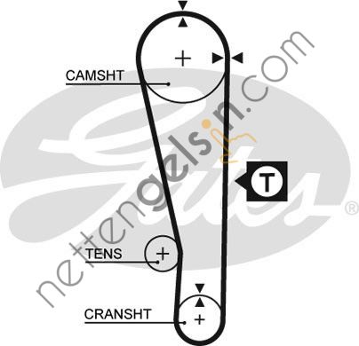 GATES GT:5274XS KAYIŞ TRİGER JP 323 .1.6 SEPHIA 1.5 RİO 1.3 PRİDE/  MAZDA
