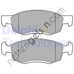 DELPHI LP2137 ON FREN BALATASI LOGAN MCV 1,4 / 1,6 / 1,6 16V / 1,5DCI 02 / 07>  DACIA BİNEK FREN BALATASI