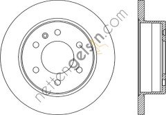 FERODO FCR311A ARKA FREN AYNASI CRAFTER 3T 5T 2,5TDI 04 / 06> SPRINTER 06 / 06>  VW-AUDI-SEAT-SKODA BİNEK FREN DİSKİ