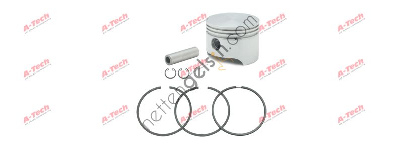 A-TECH 110.01.1700 KOMPRESOR PISTON+SEGMAN SET (88,00MM STD) - FORD CARGO / 3227 / SCANIA / DAF / MERCEDES / MAN / VOLVO  FORD AĞIR VASITA KOMPRESOR PISTONU