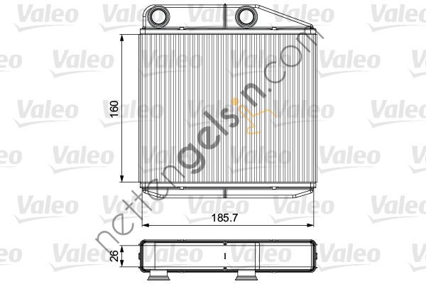 VALEO 811502 KALORİFER RADYATÖRÜ OPEL CORSA D/E 1618468 OPEL