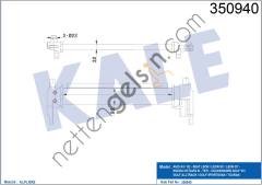 KALE 350940 TURBO RADYATORU GOLF VII 12> TOURAN 15> AUDI A3 12> Q2 16> LEON 12> OCTAVIA III 12> YETI 15>17  VW-AUDI-SEAT-SKODA BİNEK TURBO RADYATÖRÜ
