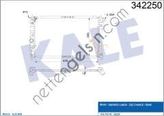 KALE 342250 MOTOR RADYATORU DAEWOO LANOS 1,6 2,0 96>00 OTOMATIK  DAEWOO BİNEK MOTOR SU RADYATORU