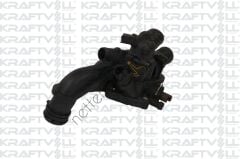 KRAFTVOLL 08100086 TERMOSTAT GOVDESI KOMPLE 208 308 207 C3 III DS3 EP3C 3008 PARTNER TEPE 207 508 308 5008 C4 C4 II DS4  PEUGEOT-CITROEN BİNEK TERMOSTAT