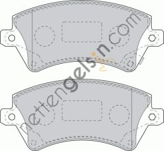 FERODO FDB1574 ARKA FREN BALATASI TOYOTA COROLLA 1.4 1.6 VVTI BENZINLI 2003-2007  TOYOTA BİNEK FREN BALATASI