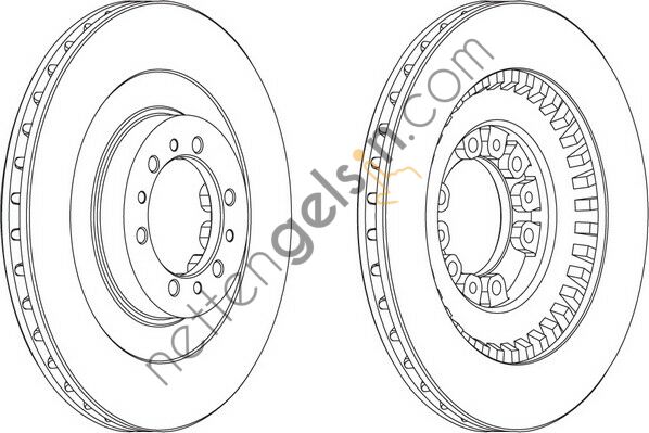 FERODO DDF1212 ON FREN DISK AYNASI HAVALI PAJERO 1998-> L200 1996-2007 (4WD) K74T (314X6) MB699716 (TRW DF4485 EŞDEĞERİ) MITSUBISHI BİNEK FREN DISKI ON