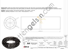 IBRAS 68501 17.0mm x 24.0mm UNIVERSAL YAKIT HORTUMU ( MAKARASIZ )C TIPI  GENEL BİNEK RULO HORTUM