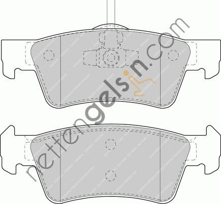 FERODO FDB1460 ARKA FREN BALATASI TOUAREG 7LA 2,5R5TDI / 3,0 V6 TDI / 3,6 V6 FSI / 4,2 V8 / 5,0 V10 TDI / 6,0 W12 06 / 05>  VW-AUDI-SEAT-SKODA BİNEK FREN BALATASI