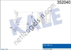 KALE 352040 KALORIFER RADYATORU BMW E30 83>94  BMW BİNEK KALORİFER RADYATÖRÜ