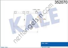 KALE 352070 KALORIFER RADYATORU BMW E38  BMW BİNEK KALORİFER RADYATÖRÜ