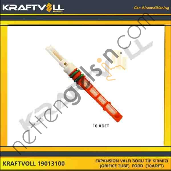 KRAFTVOLL 19013100 EXPANSION VALFI BORU TIP KIRMIZI (ORIFICE TUBE) FORD (10ADET)  GENEL BİNEK KLIMA SISTEM ÜRÜNLERI