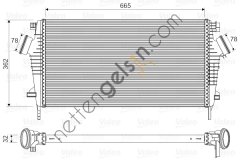 VALEO 818603 TURBO RADYATORU OPEL INSIGNIA  OPEL BİNEK TURBO RADYATÖRÜ