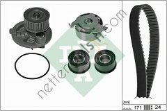 INA 530035831 TRIGER SETI + DEVIRDAIM VECTRA B ASTRA F OMEGA B X20XEV X18XE  OPEL BİNEK TRİGER SETİ