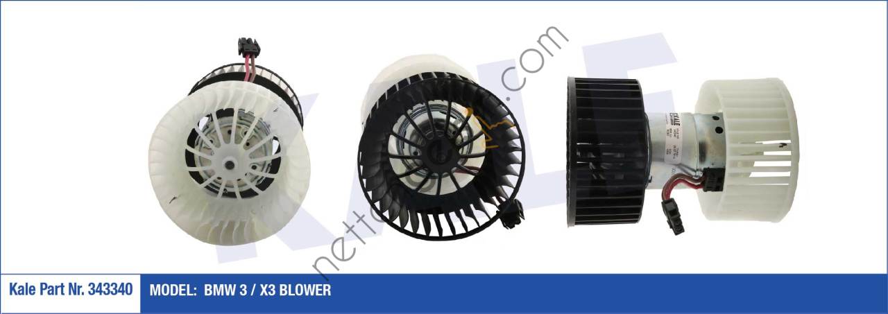 KALE 343340 KALORIFER MOTORU BMW E46 99>05 12V  BMW BİNEK KALORİFER MOTORU