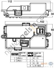 BEHR ABR68000P KLİMA ŞALTERİ F-01/02/07/10 03/2011--(ABR68000P) 64119226780 BMW