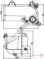 BEHR CRT204000S RAD. SU DEPOSU E 53 M 62(CRT204000S) 17107514964 BMW