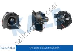 KALE 343485 KALORIFER MOTORU OPEL COMBO / CORSA C / TIGRA 12V  OPEL BİNEK KALORİFER MOTORU