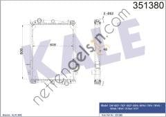 KALE 351380 MOTOR RADYATORU CERCEVELI DAF CF 65-CF 75-CF 85  DAF AĞIR VASITA MOTOR SU RADYATORU