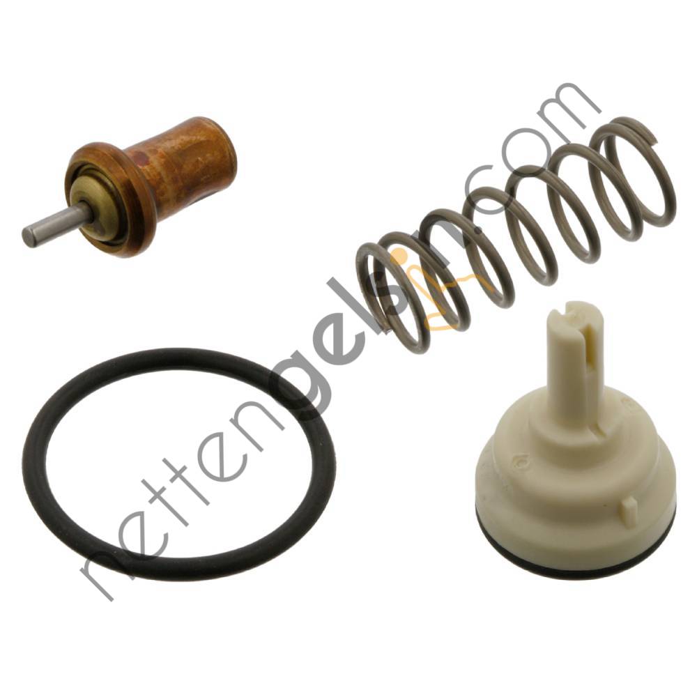 FEBI 37034 TERMOSTAT 105° GOLF V VI JETTA III IV PASSAT SCIROCCO TIGUAN ALTEA LEON OCTAVIA SUPERB YETI A1 A3 1,4TSI / TFSI 04>  VW-AUDI-SEAT-SKODA BİNEK TERMOSTAT