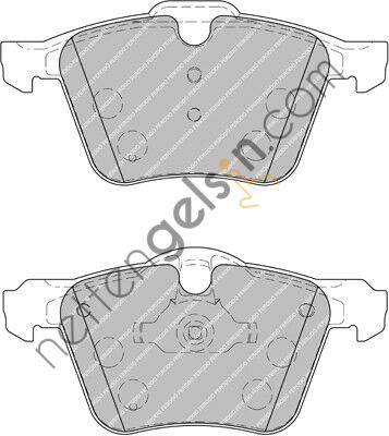 FERODO FDB1898 ON FREN BALATASI GALAXY S MAX 2,0ECO / 2,0TDCI / 2,2TDCI 06>15 VOLVO S60 II 10>15 S80 II V60 V70 III 10> XC70 II 07>  FORD BİNEK FREN BALATASI