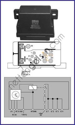 HUCO HC:132035 RÖLE KIZDIRMA 601 VİTO A0085450032 MERCEDES