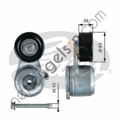 GATES GT:T39360 GERGİ KÜTÜĞÜ OPEL ASTRA J-K/INSIGNIA 16XHT-B16SHL 55569399 OPEL