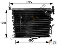 BEHR AC149000S KLİMA RADYATÖRÜ 201-190E(AC149000S) A2018302870 MERCEDES