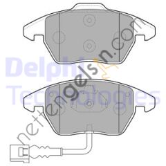 DELPHI LP1837 ON FREN BALATASI CADDY 03--> GOLF V - A3 - OCTAVIA - TOURAN - TOLEDO 04--> PASSAT-JETTA 05--> FISLI  VW-AUDI-SEAT-SKODA BİNEK FREN BALATASI