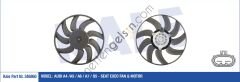 KALE 346860 FAN MOTORU 400W 400MM AUDI A4 13>16 A5 12> Q5 13>  VW-AUDI-SEAT-SKODA BİNEK FAN MOTORU