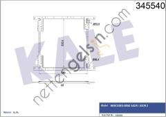 KALE 345540 KLIMA RADYATORU AXOR 2523 2528 1998 2004 VE SONRASI  MERCEDES AĞIR VASITA KLİMA RADYATÖRÜ
