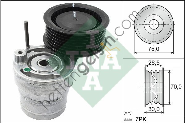 INA 534060310 KAYIS GERGI RULMANI (KUTUKLU) FORTWO Coupe (453) 14> FORTWO Cabrio (453) 15> FORFOUR Hatchback (453) 16>  SMART BİNEK ALTERNATÖR GERGİ RULMANI