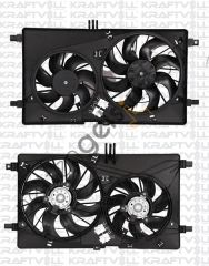 KRAFTVOLL 08120026 FAN MOTORU DAVLUMBAZLI MASTER III 2.3DCI / MOVANO (DAVLUMBAZLI) CIFT MOTORLU  RENAULT BİNEK FAN MOTORU