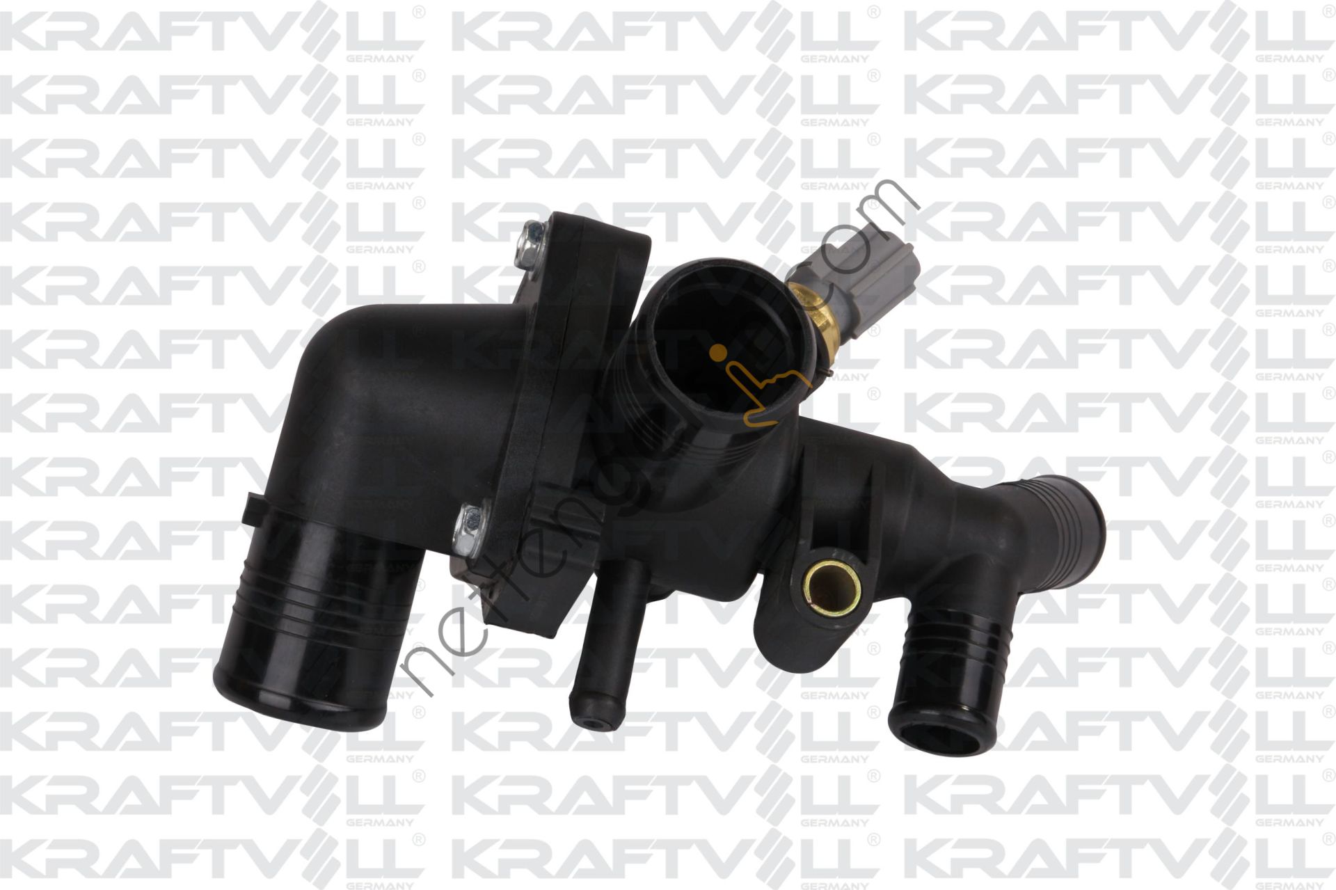 KRAFTVOLL 08100014 TERMOSTAT GOVDESI KOMPLE V347-V348 TT9 2.2 155PS 11>14 YENİ TRANSİT V363 TTG 14>(ARKADAN CEKIS)  FORD BİNEK TERMOSTAT GÖVDESİ