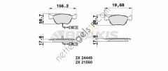 BRAXIS AB0518 ON FREN BALATASI FORD SIERRA II  FORD BİNEK FREN BALATASI