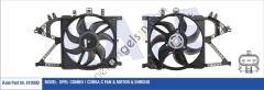 KALE 419300 RADYATOR FAN MOTORU KOMPLE CORSA C Y13DT Z13DT Z13DTJ Z17DT 160W 360MM  OPEL BİNEK FAN MOTORU