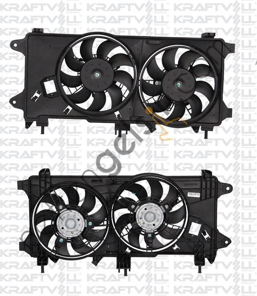 KRAFTVOLL 08120042 FAN MOTORU DAVLUMBAZLI DOBLO CIFT MOTORLU KLIMALI 1,3 / 1,9JTD 01>05  FIAT BİNEK FAN MOTORU