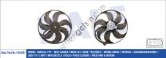 KALE 415400 FAN MOTORU (250 / 80W 350mm) A3 TT AROSA IBIZA IV LEON TOLEDO II SKODA FABIA OCTAVIA BORA GOLF IV LUPO NEW BEETLE POLO / CLASSIC  VW-AUDI-SEAT-SKODA BİNEK FAN MOTORU