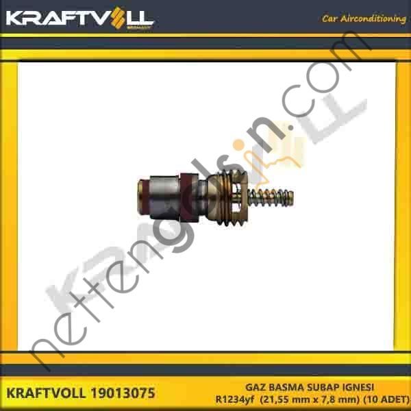 KRAFTVOLL 19013075 GAZ BASMA SUBAP IGNESI R1234yf (21,55 mm x 7,8 mm) (10 ADET)  GENEL BİNEK KLIMA SISTEM ÜRÜNLERI