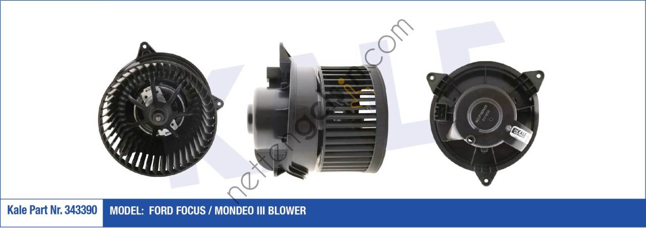 KALE 343390 KALORIFER MOTORU FOCUS 98>04 MONDEO III 00>03 CONNECT 02>13  FORD BİNEK KALORİFER MOTORU