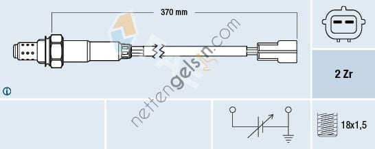 FAE FA:77323 OKSİJEN SENSÖRÜ CHEVROLET REZZO 96253546 CHEVROLET