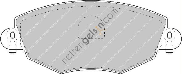FERODO FDB1425 ON FREN BALATASI MONDEO III 00>07 JAGUAR X TYPE 04>09 1121894 (BOSCH 0986TB2819 EŞDEĞERİ) FORD BİNEK FREN BALATASI (ÖN)