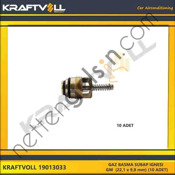 KRAFTVOLL 19013033 GAZ BASMA SUBAP IGNESI GM (22,1 x 9,8 mm) (10 ADET)  GENEL BİNEK KLIMA SISTEM ÜRÜNLERI