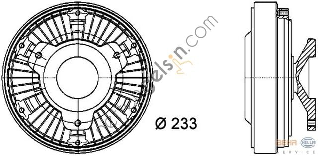 BEHR CFC21000P VISKO GÖBEGI ACTROS MP2 33.36/33.40/41.40 A0002008222 MERCEDES