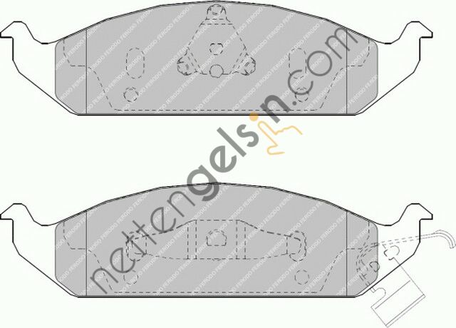 FERODO FDB1254 FREN BALATASI  CHRYSLER BİNEK 99 DIREK PASIF